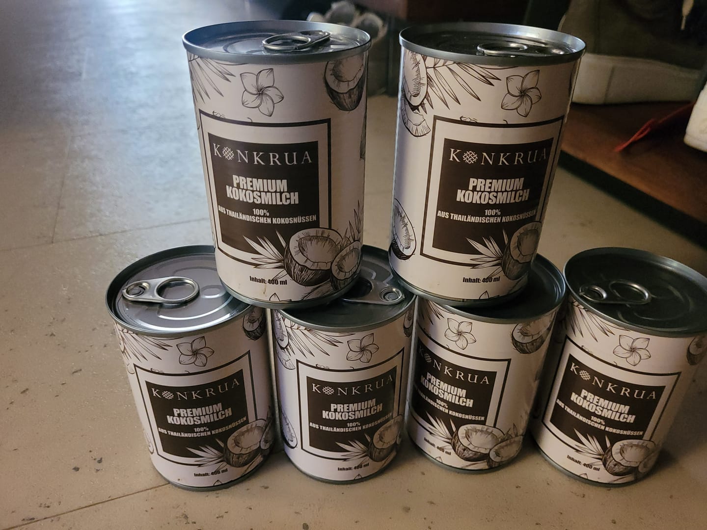 Customer photo review of Premium Kokosnussmilch 400ml