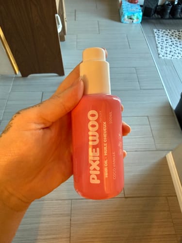 Customer photo review of Hair Oil - Nourish & Protect