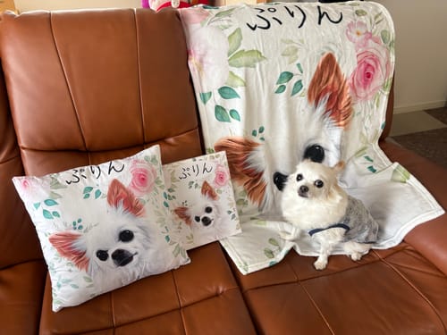 Customer photo review of Petcanva©オーダーメイド ペット似顔絵