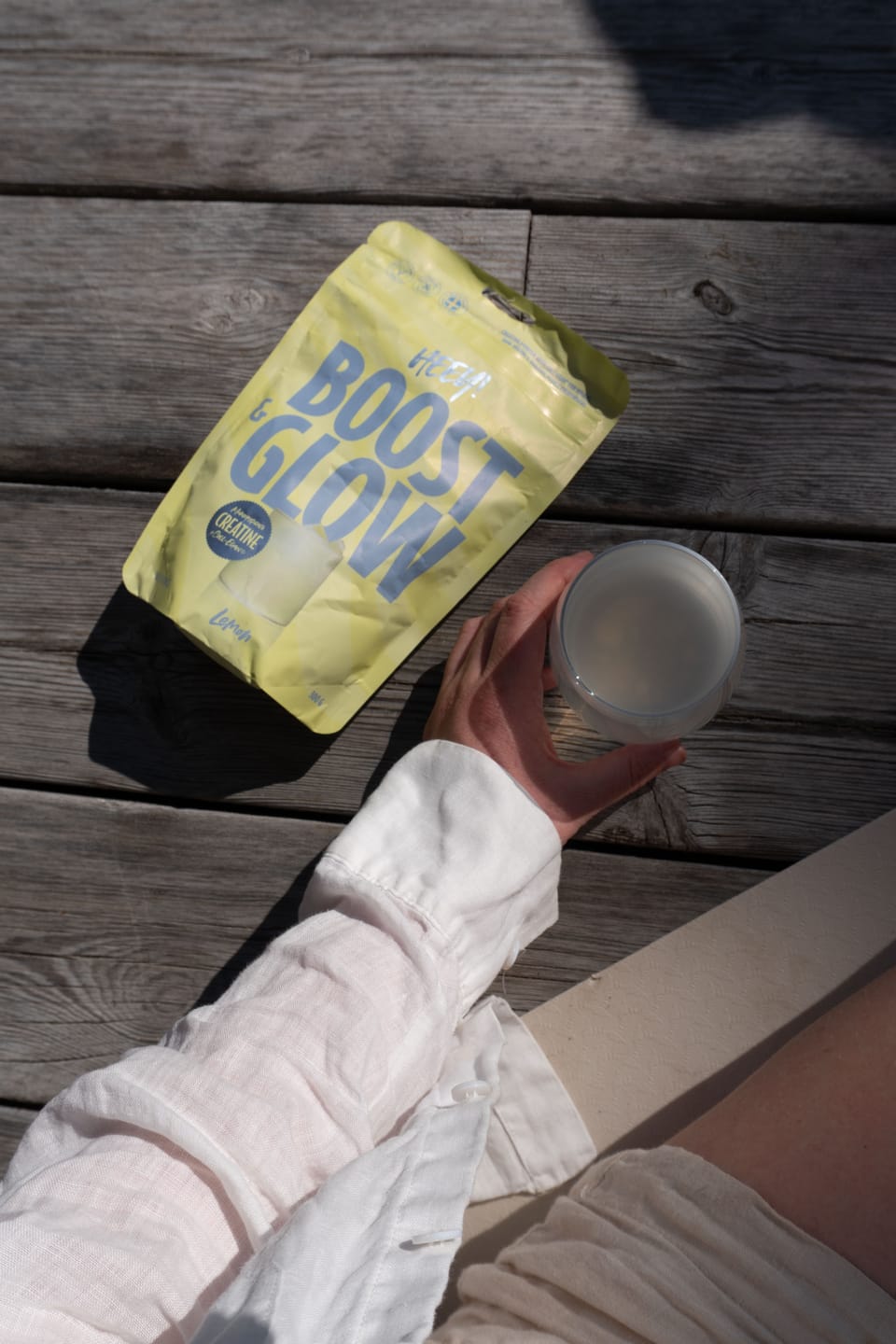 Customer photo review of Boost & Glow Creatine + Coll-egan®