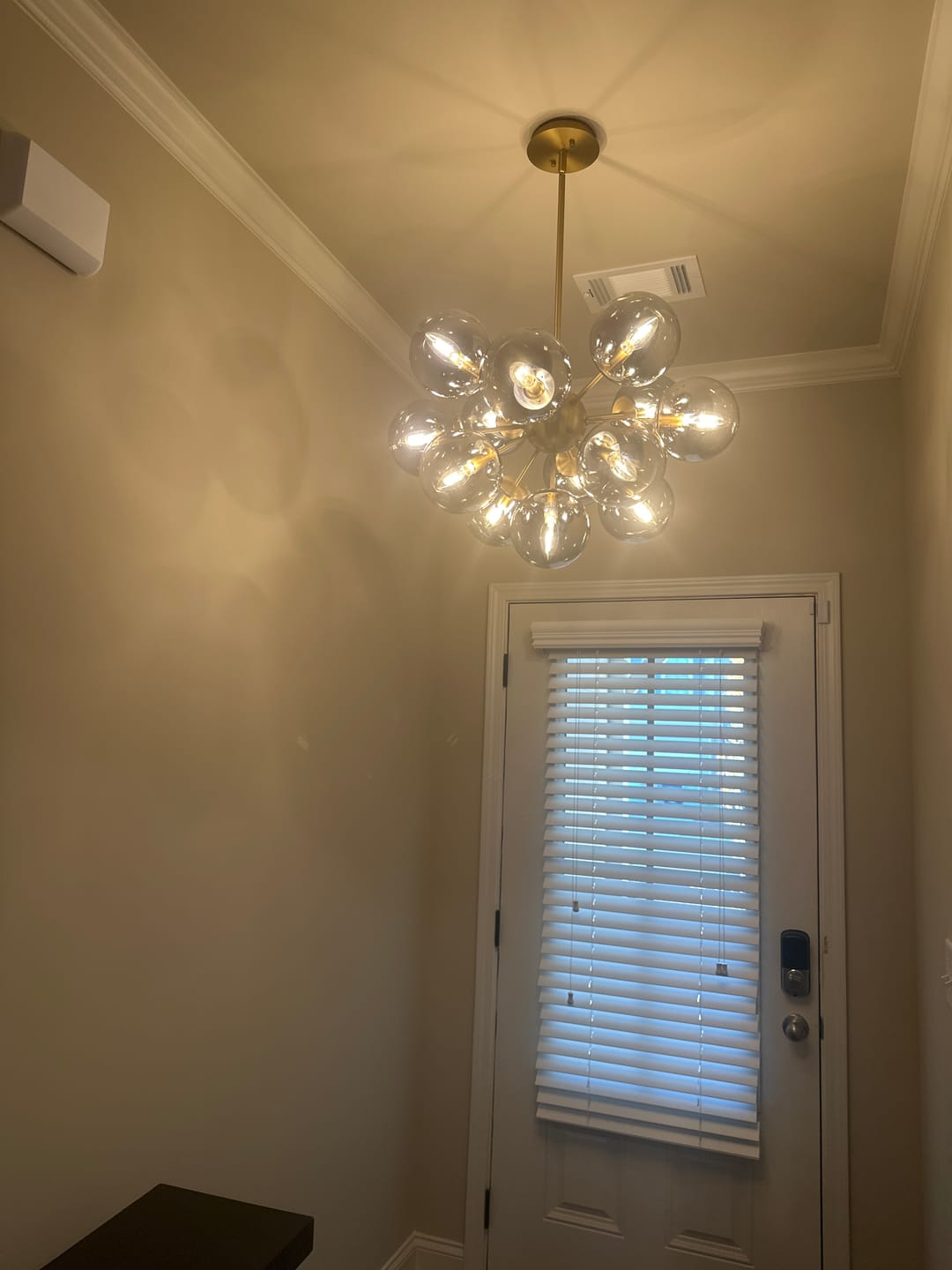 Customer photo review of Glam Dark Pearl Sputnik Smoked Glass Bubble Chandelier Light Fixture