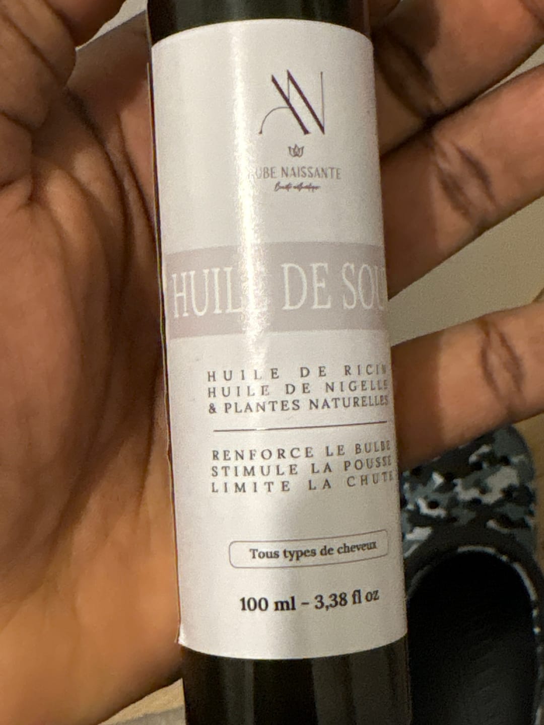 Customer photo review of Huile de Souk 100 ml