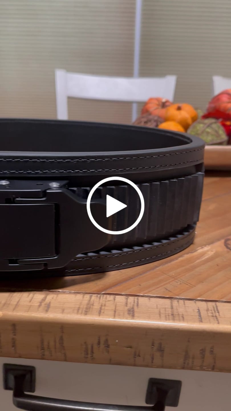 Customer video review of PR Lifestyle Ratchet Lever Belt