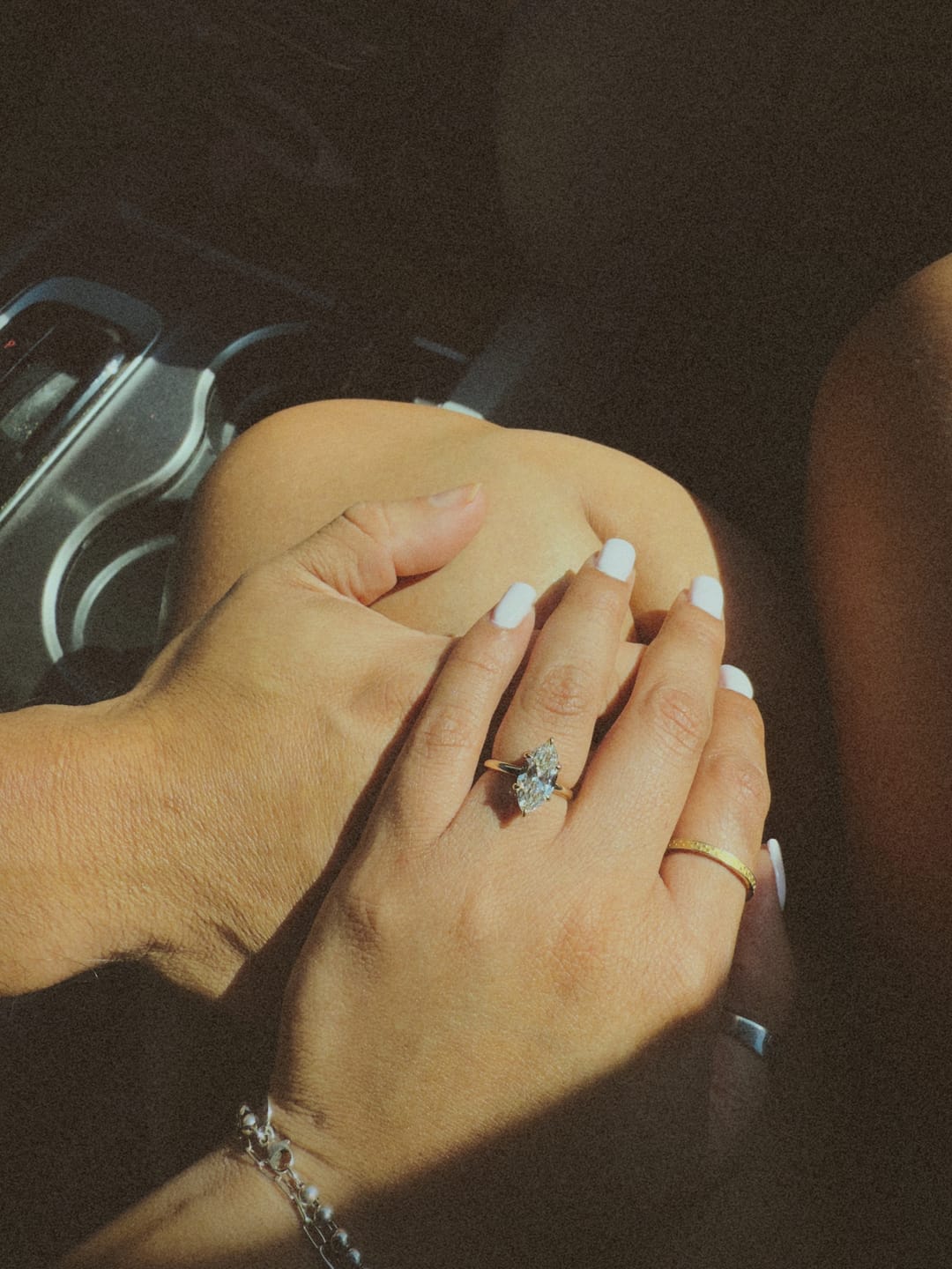Customer photo review of Custom Engagement Ring Diamond Daughters