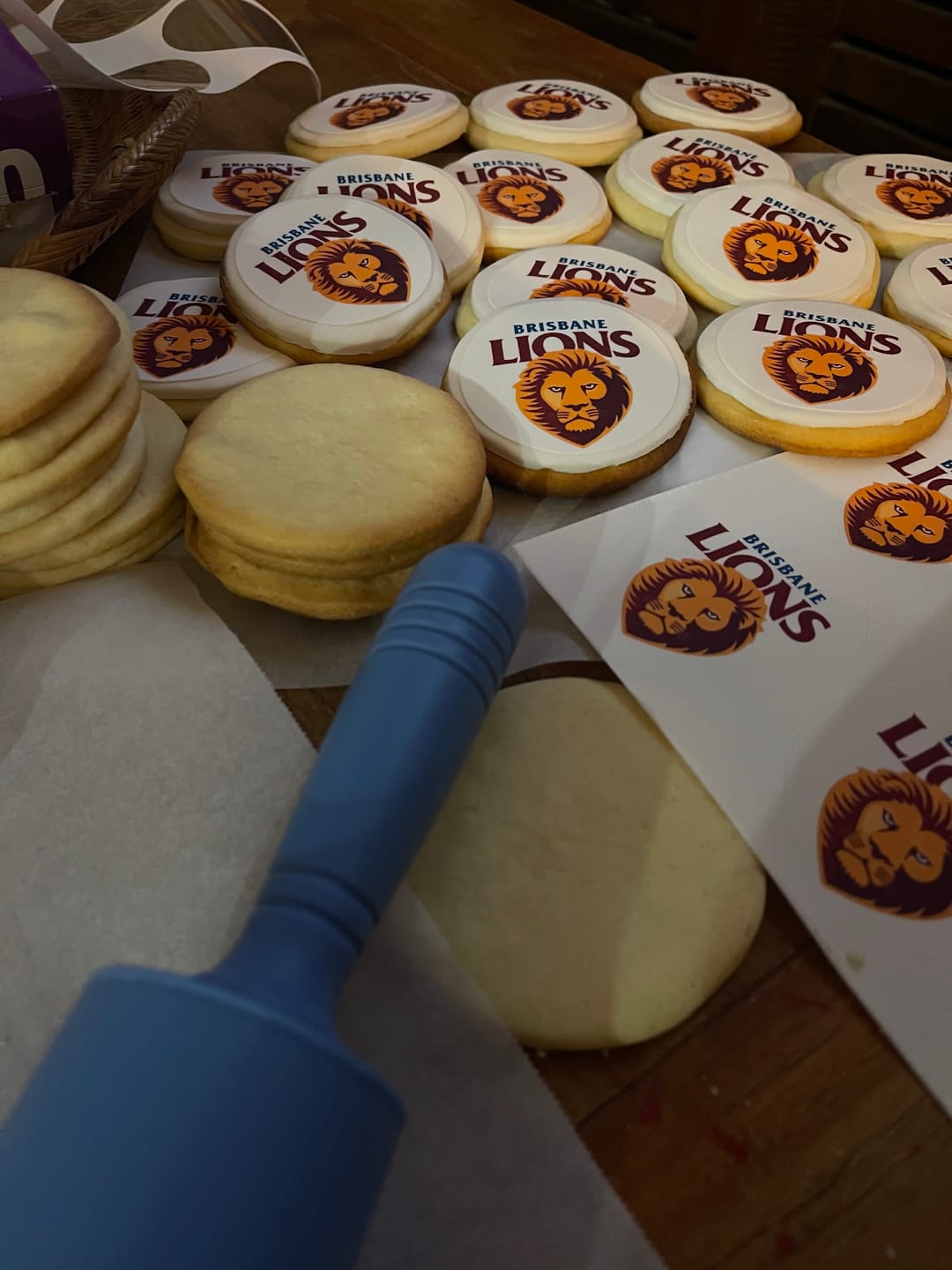 Customer photo review of Brisbane Lions AFL Club - Edible Icing Images