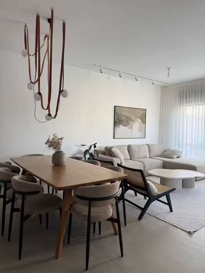 Customer photo review of WOMO Globe Leather Pendant Light-WM2311