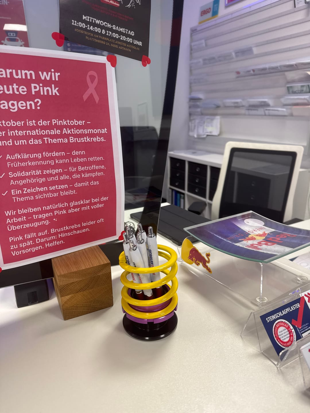 Customer photo review of KW höheneinstellbarer Stifthalter