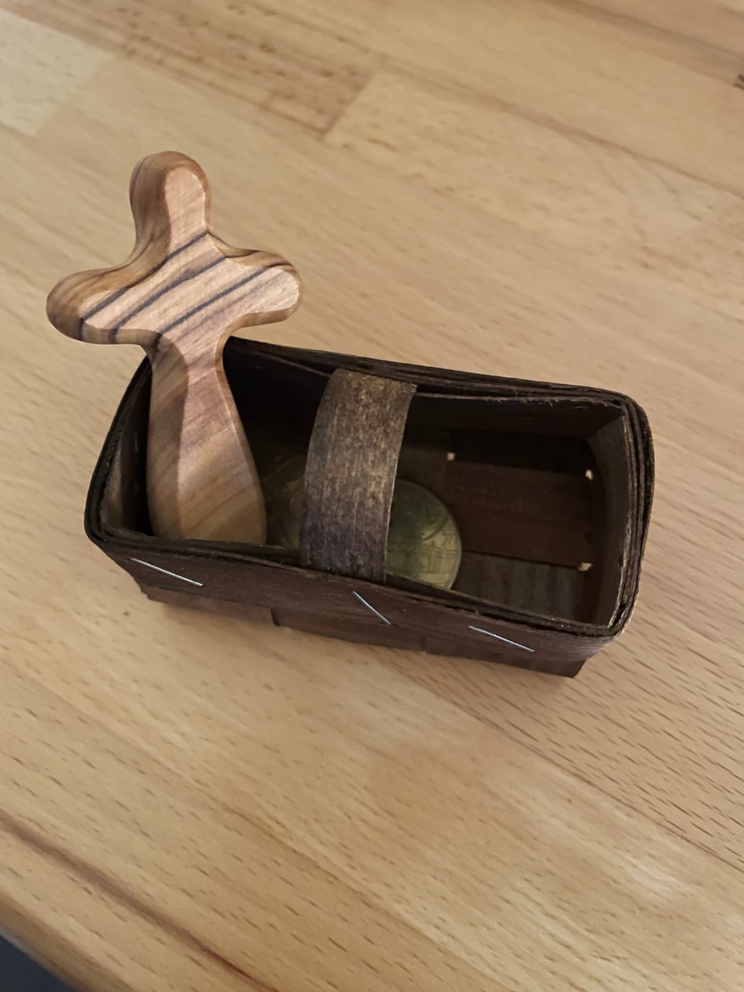 Customer photo review of Olivenholz Kreuz Handschmeichler