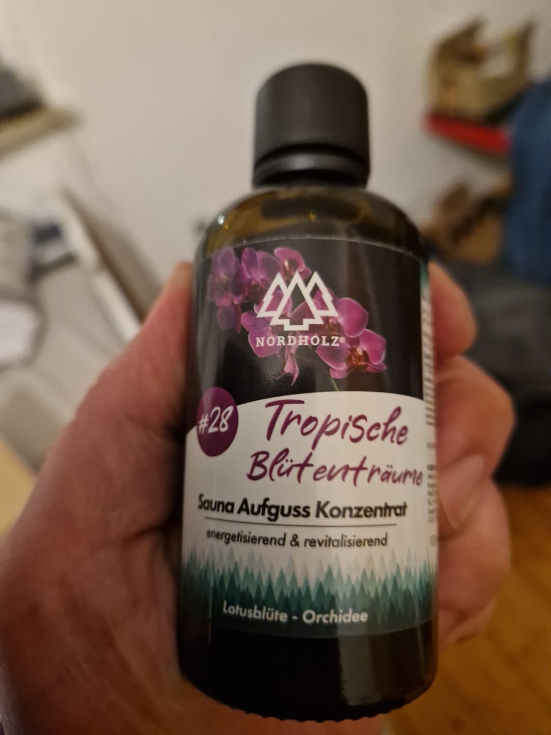 Customer photo review of Sauna Aufguss Konzentrat #28 Tropische Blütenträume