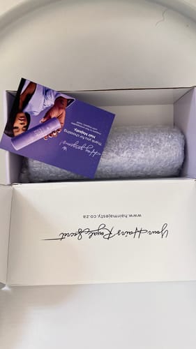 Customer photo review of Majestic Hold Ultimate Extra Hold Lace Glue Spray