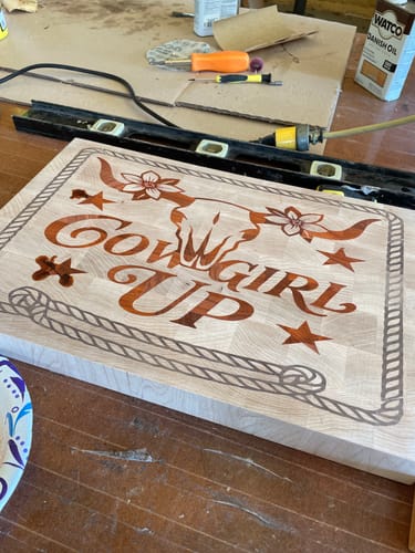 Customer photo review of Custom Inlay Builder Kit