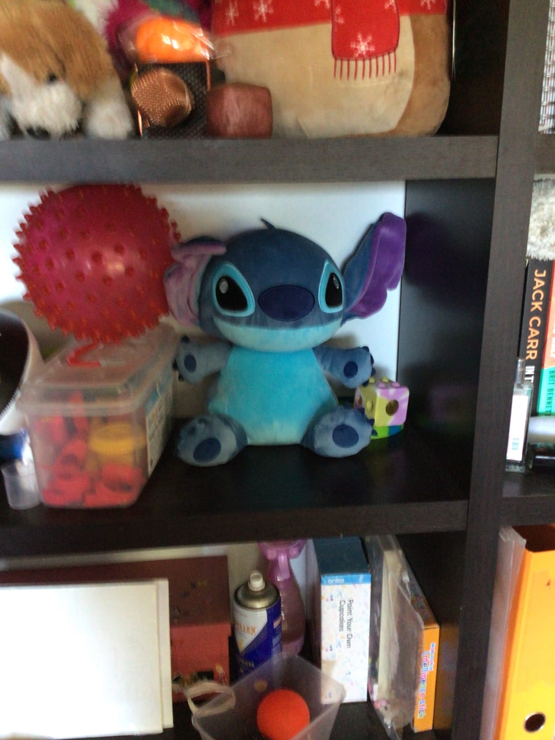 Customer photo review of Stitch Weighted Sensory Plush