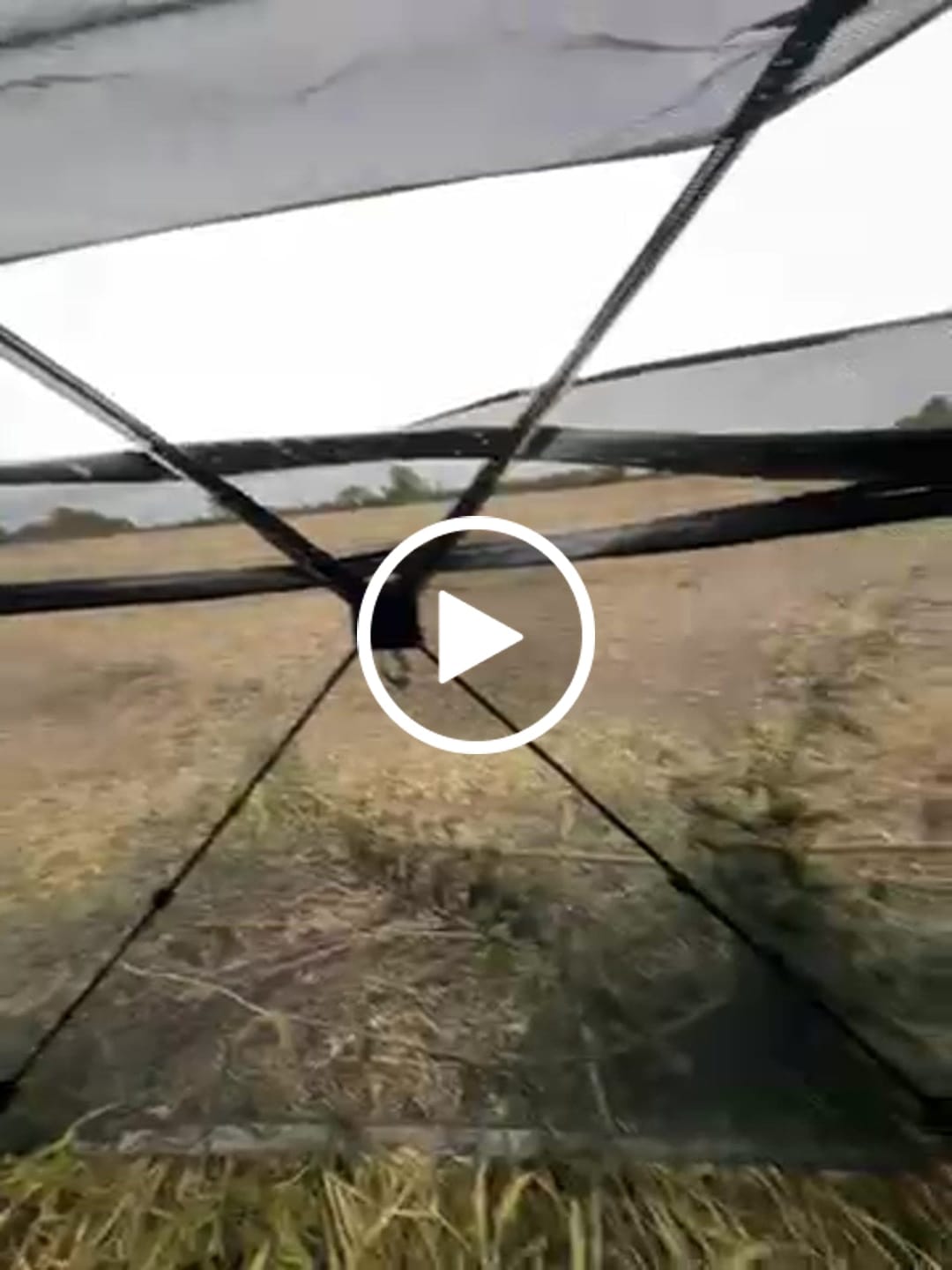 Customer video review of VisX/VisMax 270 Degree See Through Pop Up Hunting Blind