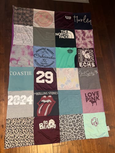 Customer photo review of Premium T Shirt Quilt