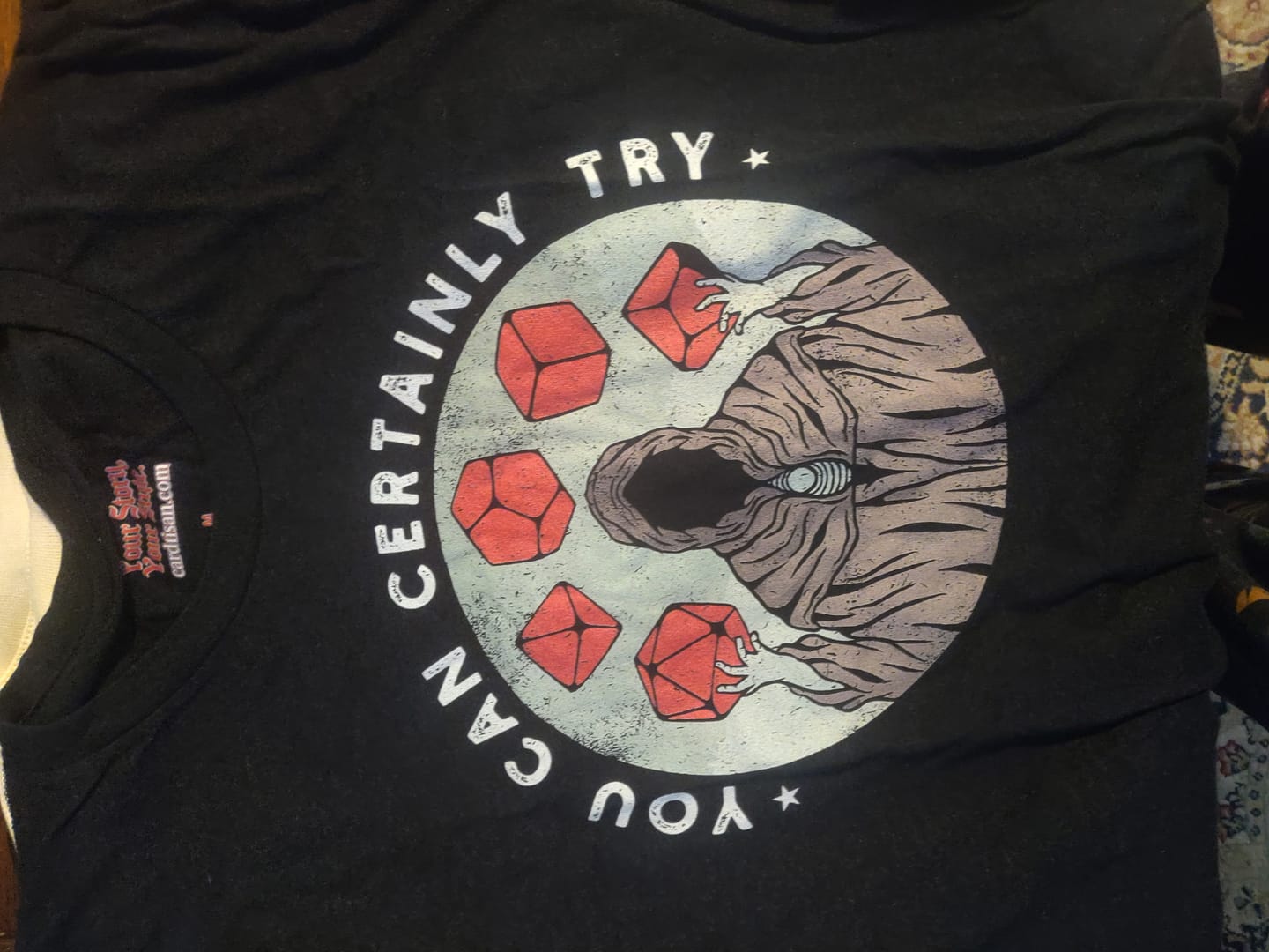 Customer photo review of You Can Try T-Shirt