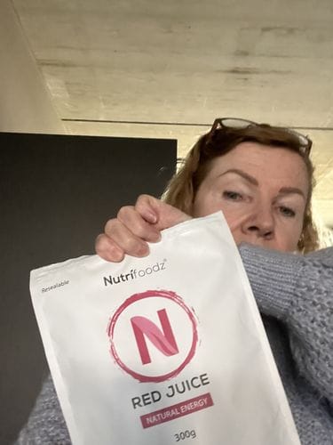 Customer photo review of Nutrifoodz® Red Juice