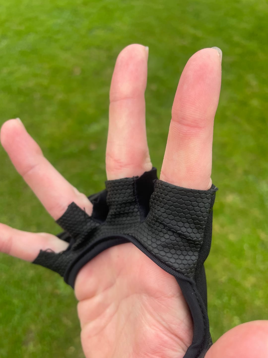 Customer photo review of Karakal Pro Hurling Glove- Blackout