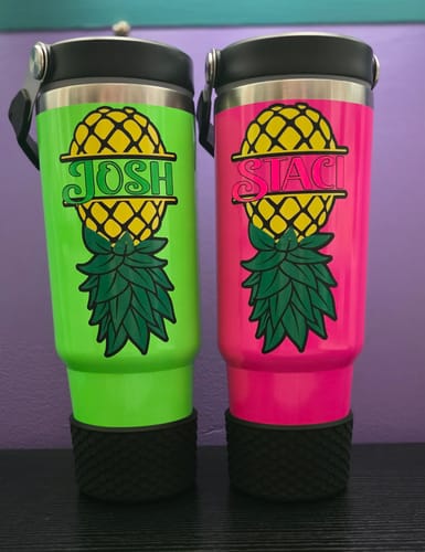 Customer photo review of BLACK MERMAID Tumbler Boot -fits 20-40oz New!