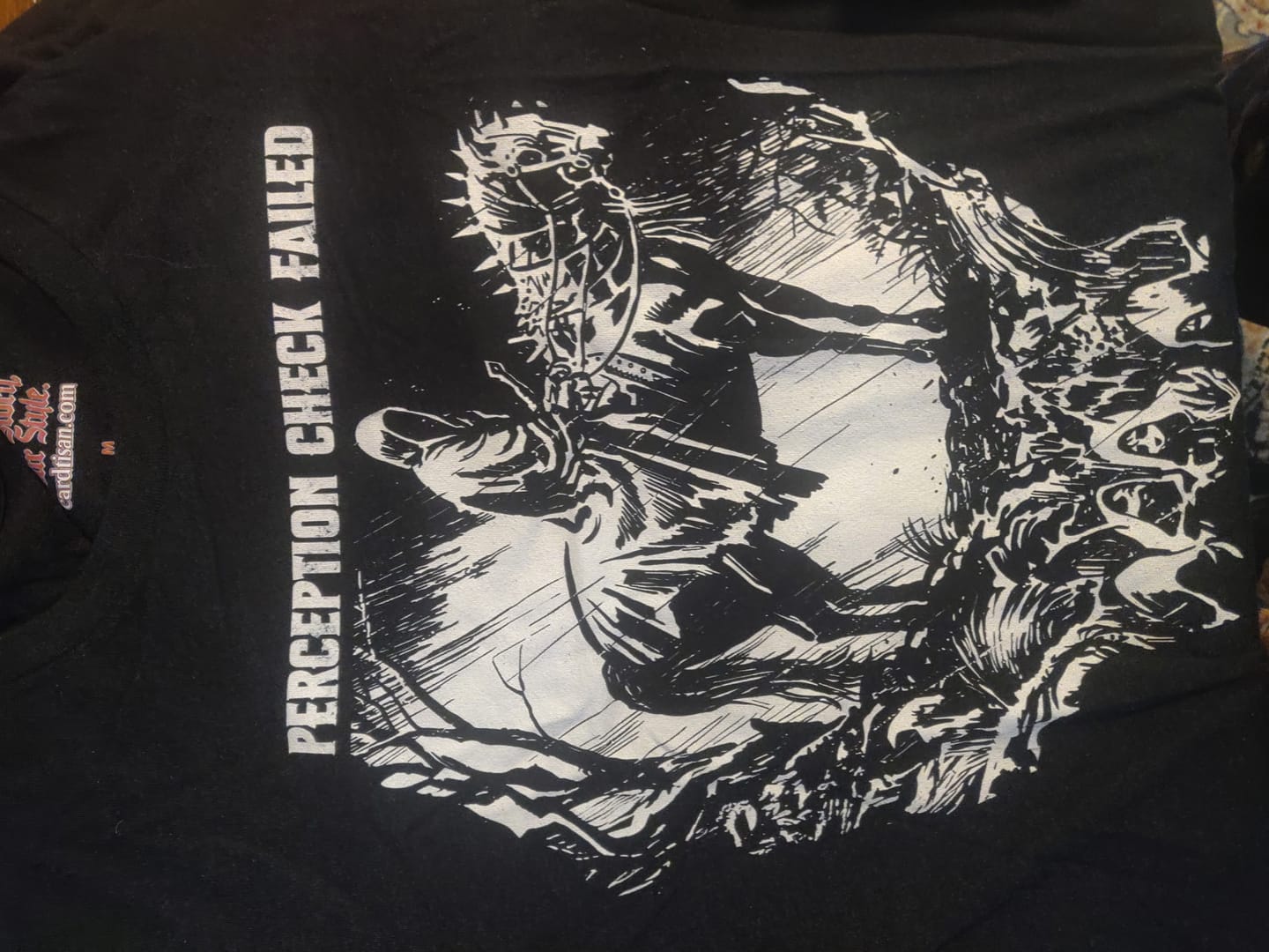Customer photo review of Perception Check T-Shirt
