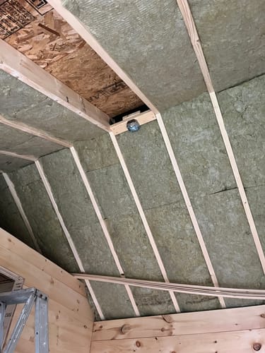 Customer photo review of ROCKWOOL COMFORTBATT R15 3.5 in. X 23 in. X 47 in. (60.06 SQFT)