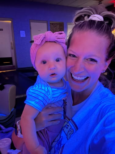 Customer photo review of Pique Monochrome DidySling Ring Sling by Didymos