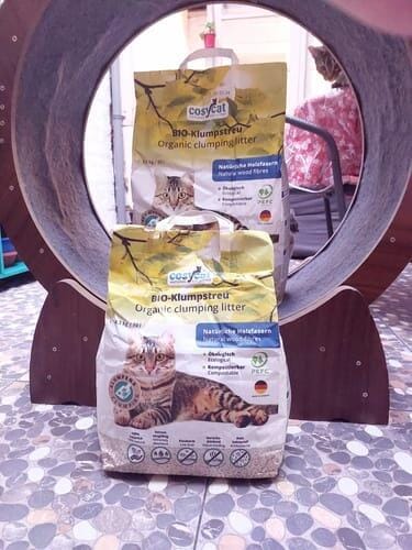 Customer photo review of Pack Cosycat 4,3 kg + 8,6 kg