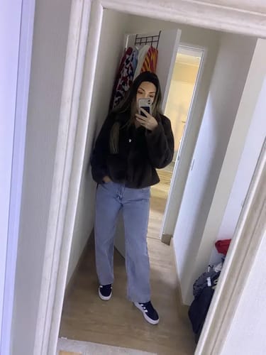 Customer photo review of Alexandra Faux Fur Jacket