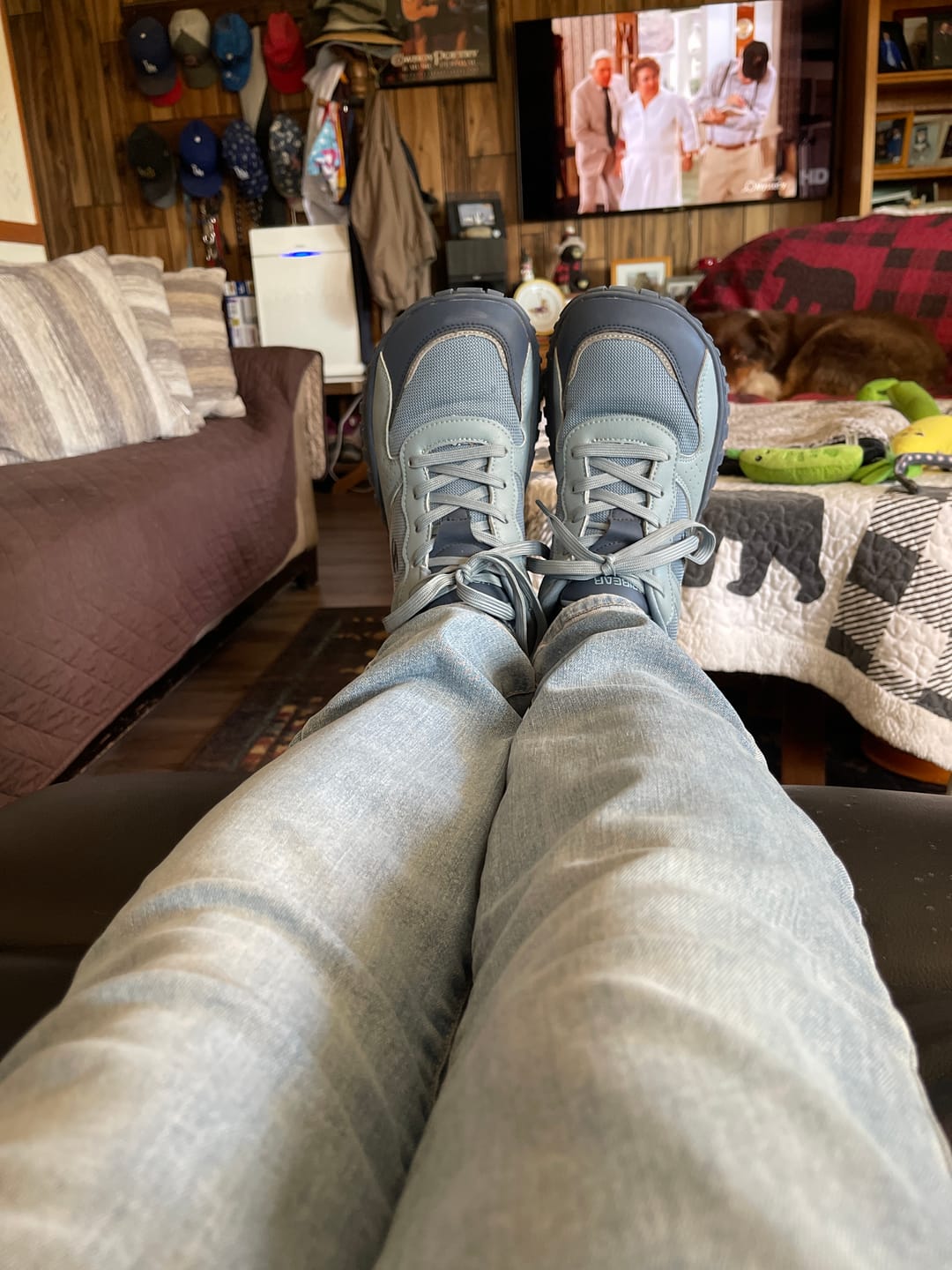 Customer photo review of Vale - Wide Toe Sneakers