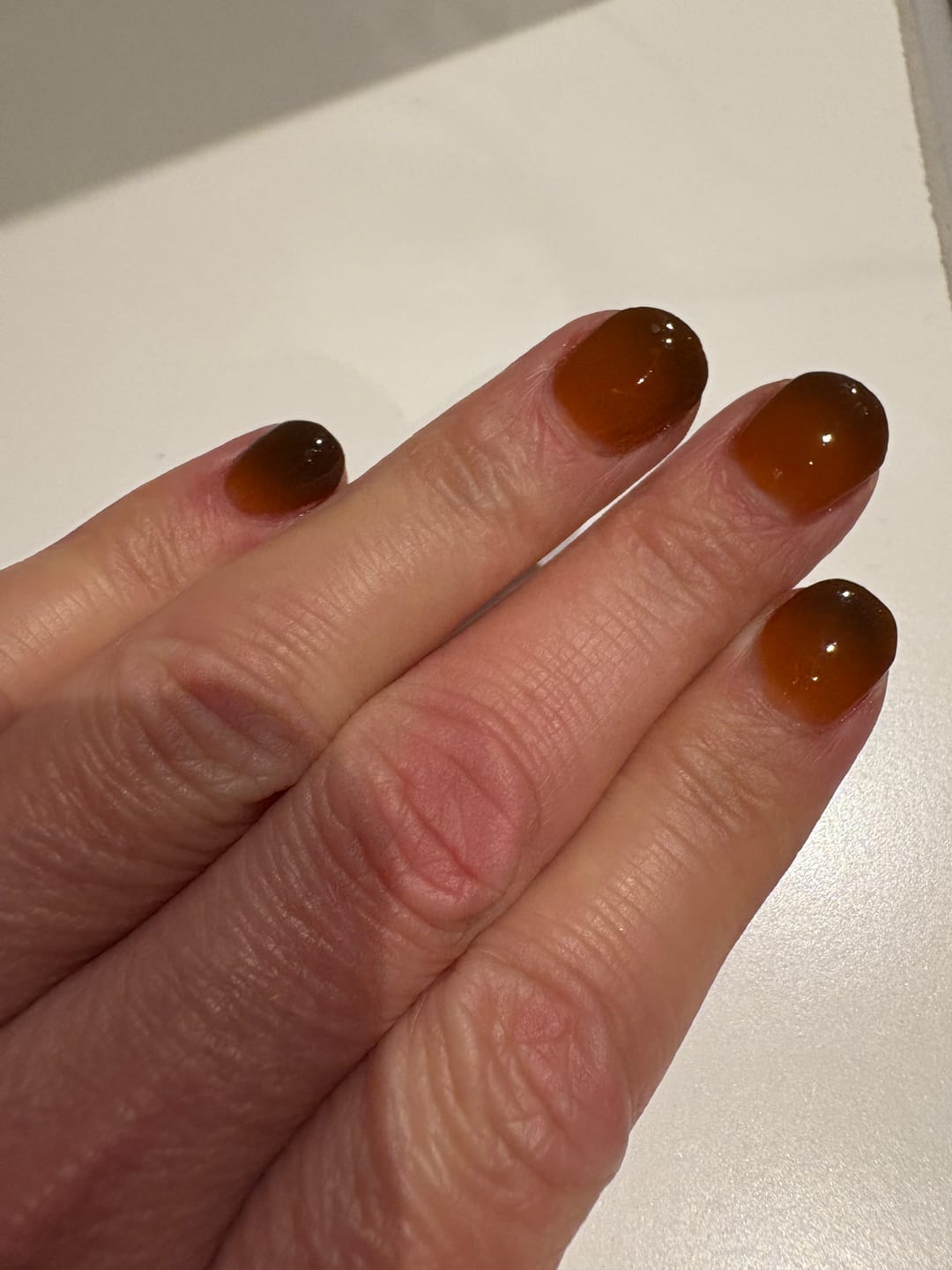 Customer photo review of Limited Edition 7 - Changing Leaves Dipping Powder