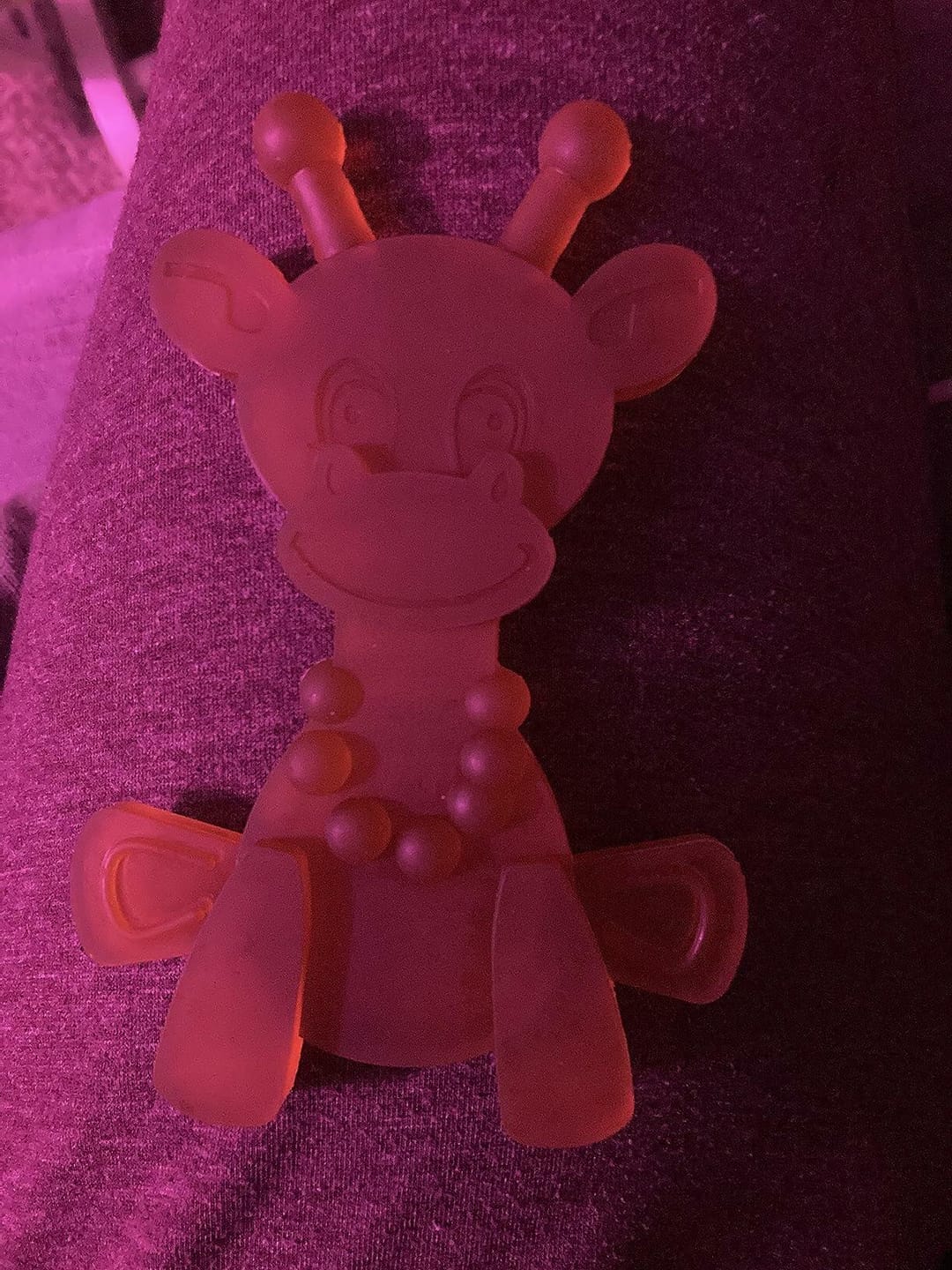 Customer photo review of The Little Bamber - Natural Rubber & Baltic Amber Teething Toy