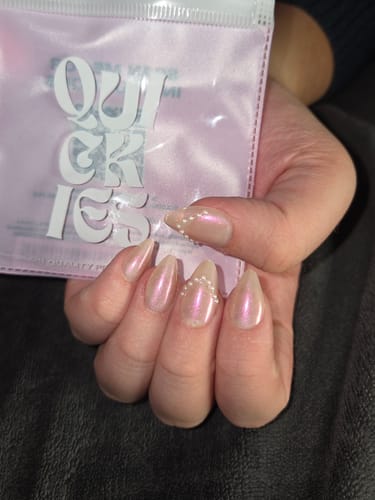 Customer photo review of Happily Ever After Press On Nails (24PC)