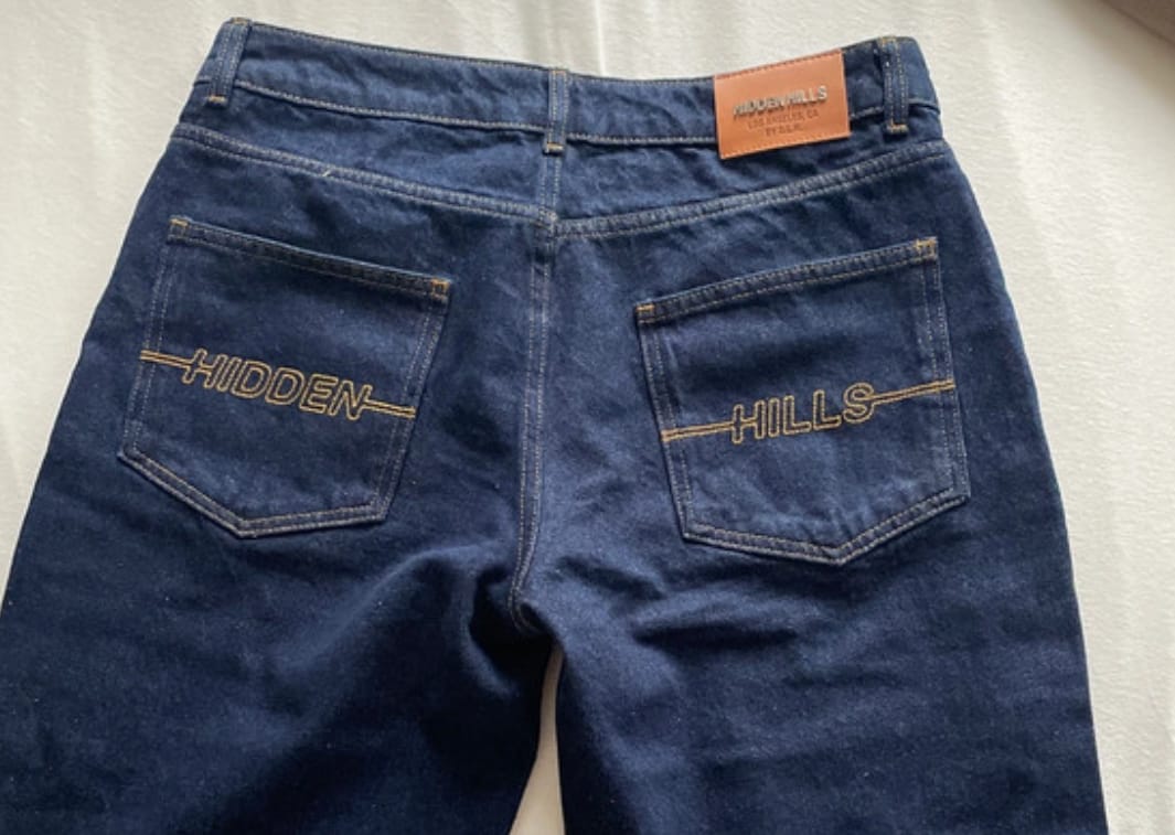 Recenzja zdjęciowa klienta dotycząca dżinsów LOGO STITCH INDIGO