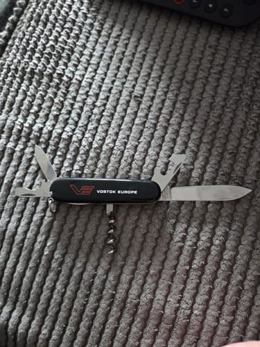 Customer photo review of Vostok Europe Victorinox Swiss Made Spartan Knife – Adventure Companion