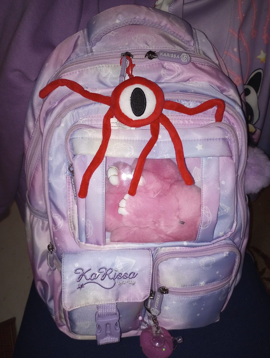 Customer photo review of SKETCH Eyeder Plush Keychain