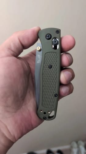 Customer photo review of 4300BK-02 CLA Utility Button Lock Folding Knife