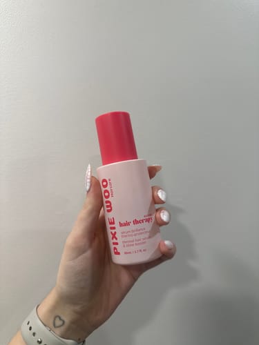 Customer photo review of Hair Booster : 3 in 1 Thermal protectant, shine and hydratation