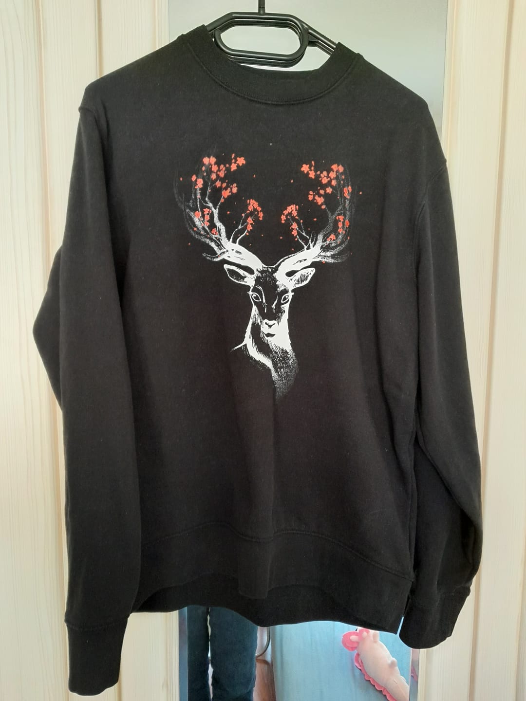 Customer photo review of HIRSCH BLÜTEN - Bio Unisex Sweatshirt