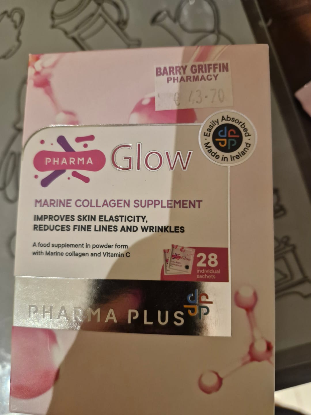 Customer photo review of PHARMA PLUS  PharmaGlow 28 sachets