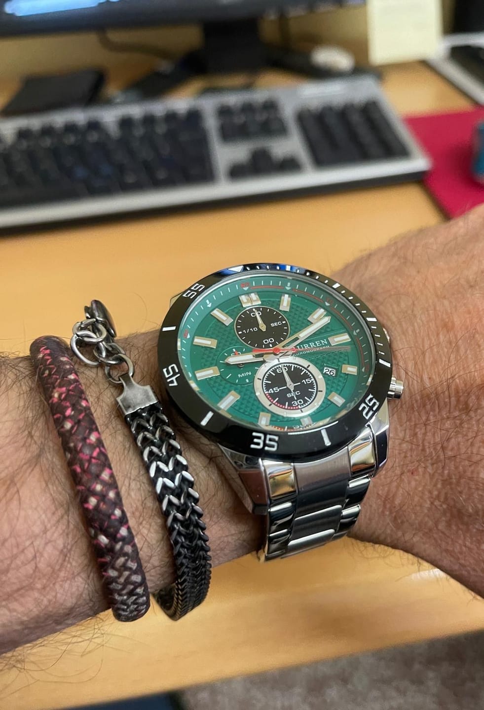 Customer photo review of Curren Berna® orologio uomo acciaio