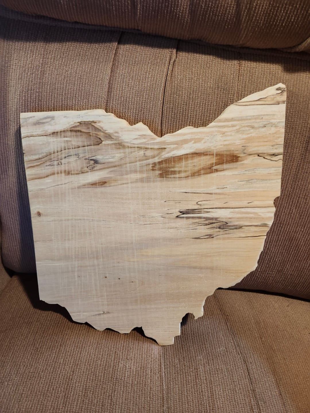 Customer photo review of 14.0x12.4" State Of Ohio Acrylic Router Template