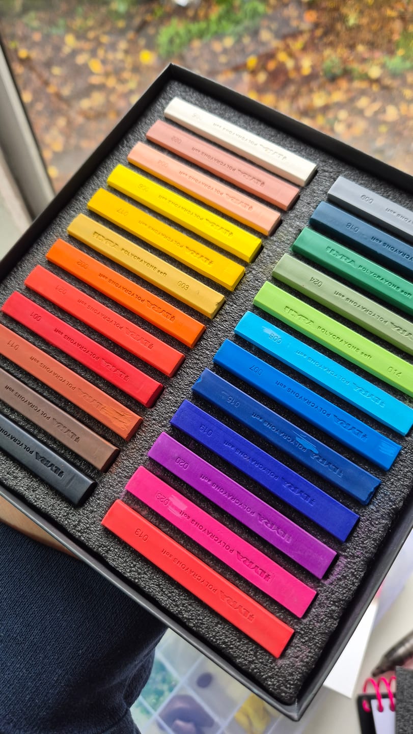 Customer photo review of Lyra Polycrayons - Set 24 Pasteles Blandos