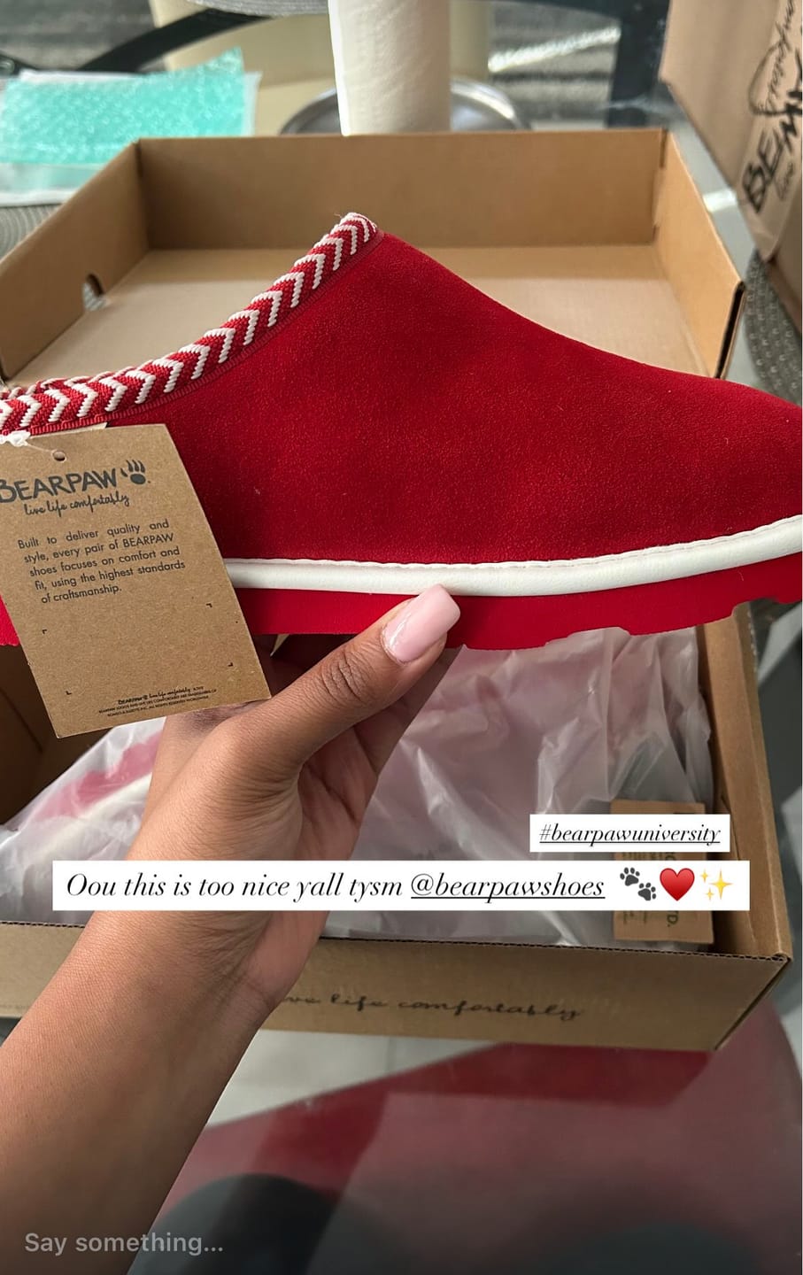 Customer photo review of TABITHA RED/WHITE