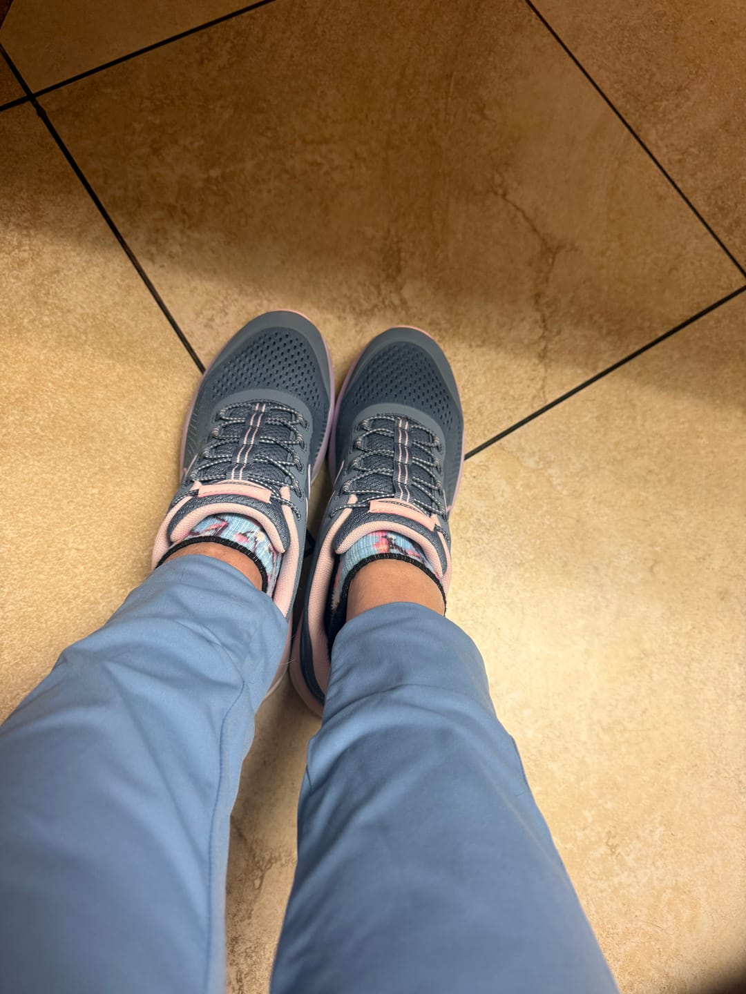 Customer photo review of Blooming Brights Ankle Compression Socks 5-Pack Bundle