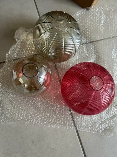 Customer photo review of Nordic Glass Pendant Light Green Pink or Brown Leaf Pattern Lighting For Living Room Dining Room Hotel Study Bedroom Indoor Decorative Fixture