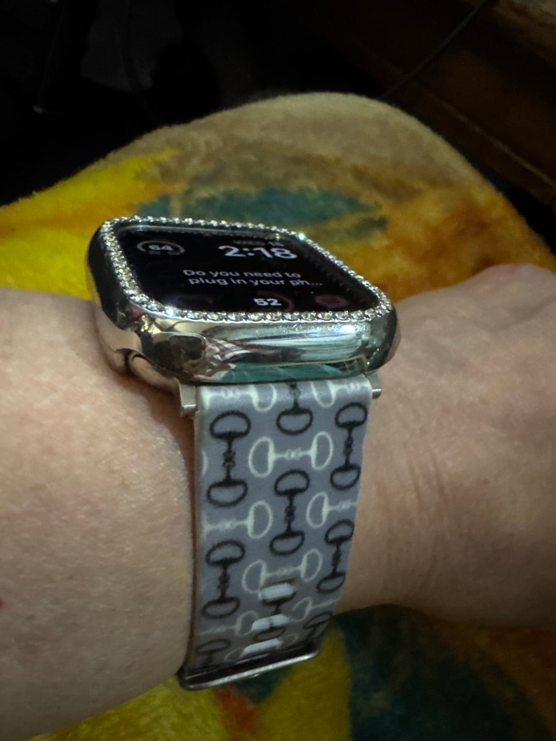 Customer photo review of Bits Grey Apple Watch Band
