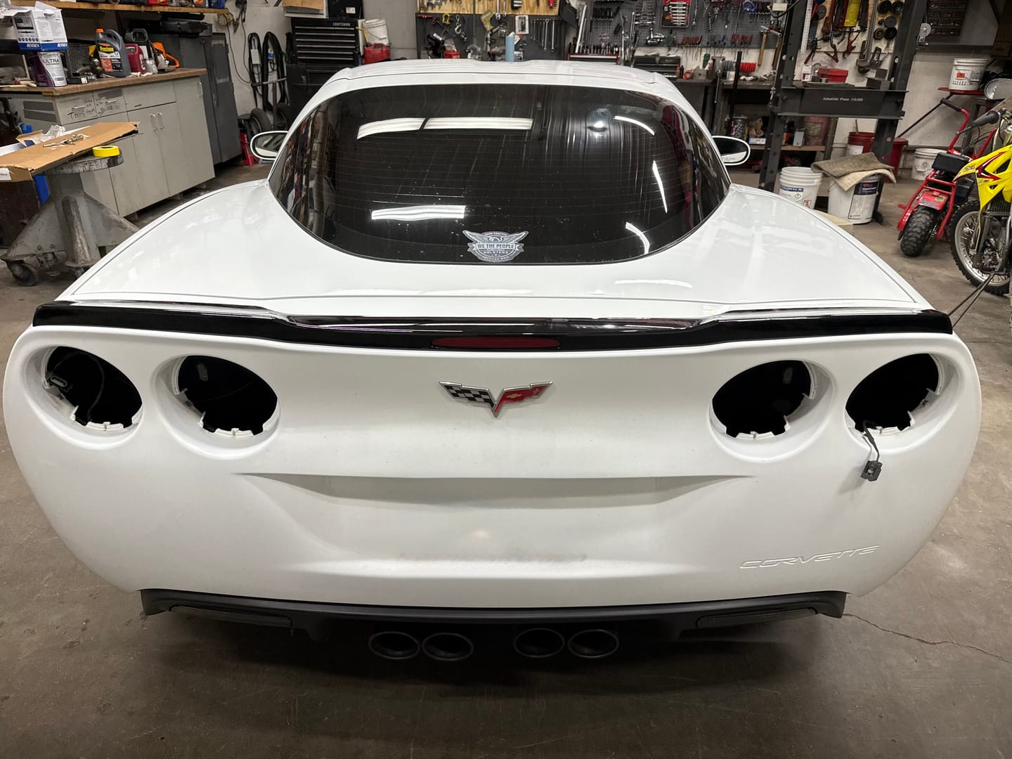 Customer photo review of Corvette C6 ZR1 Conversion Rear Trunk Spoiler