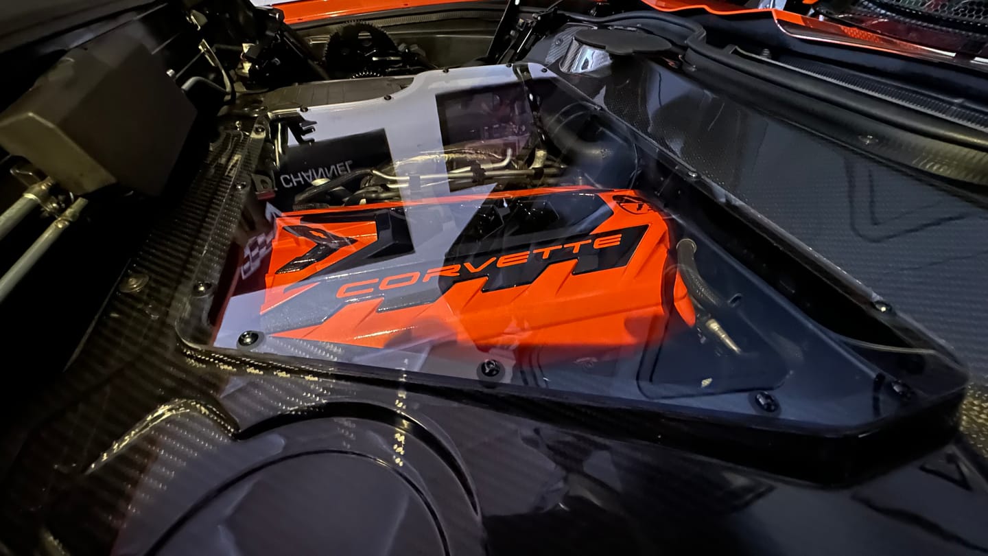 Customer photo review of Corvette C8 HTC Engine Bay Panel Cover