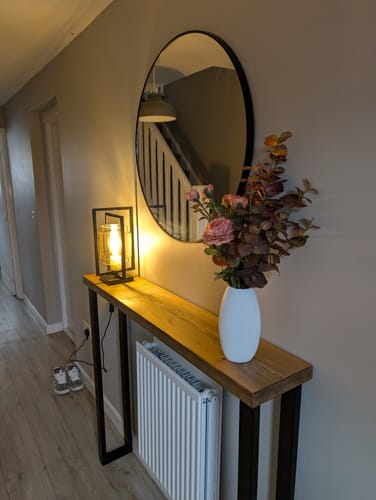 Customer photo review of Rustic Console Table | 22.5cm Depth
