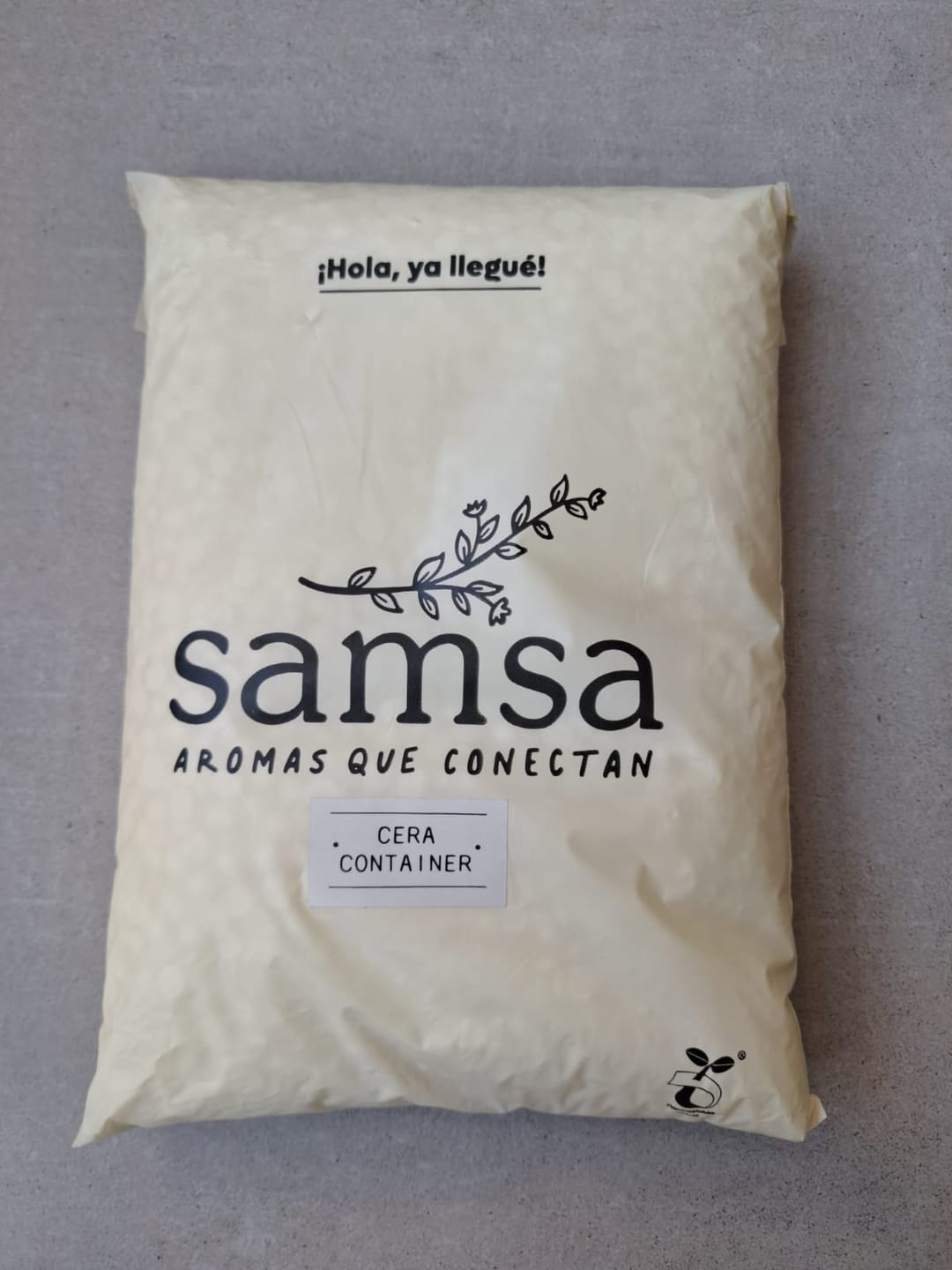 Customer photo review of Cera de Soja BPF Contenedor