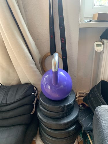 Customer photo review of Stainless Steel Competition Kettlebells - 4-36KG